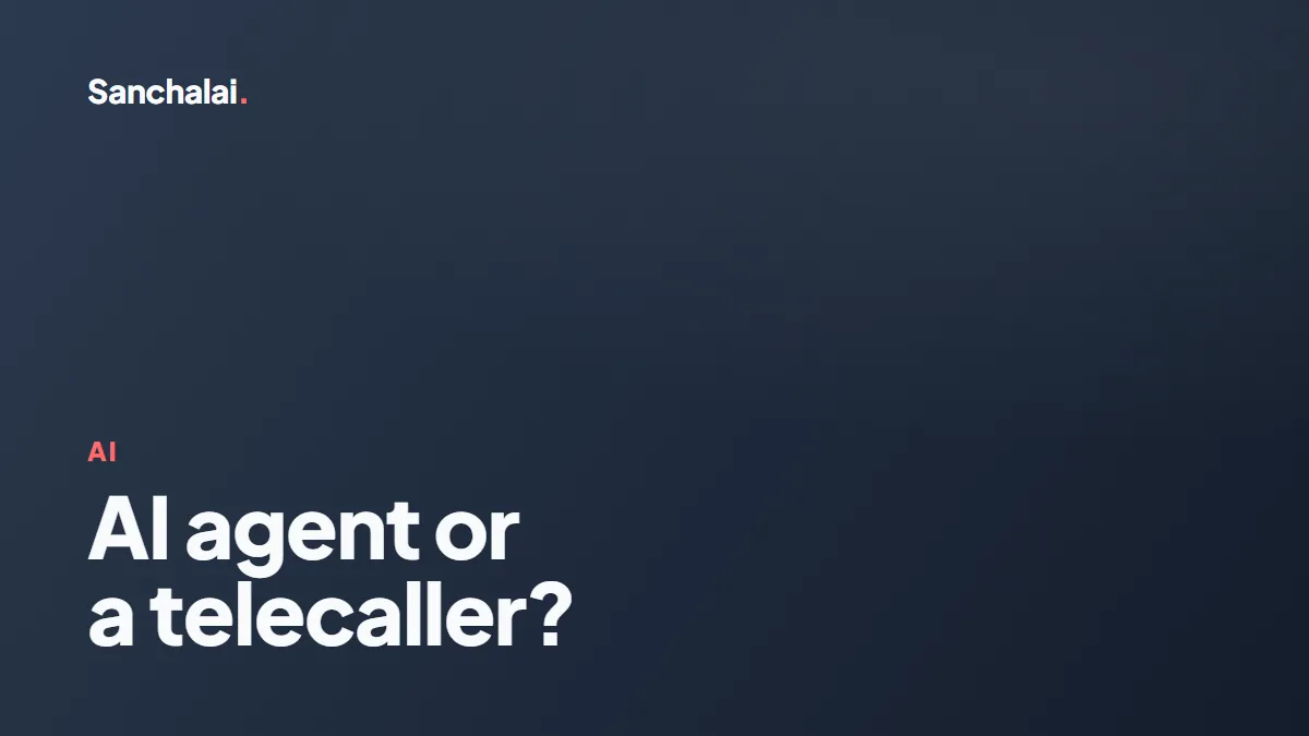 AI calling agent vs hiring a telecaller: the real trade-off for Indian SMEs