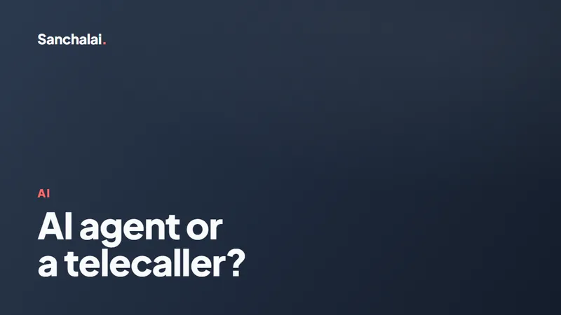 AI calling agent vs hiring a telecaller: the real trade-off for Indian SMEs