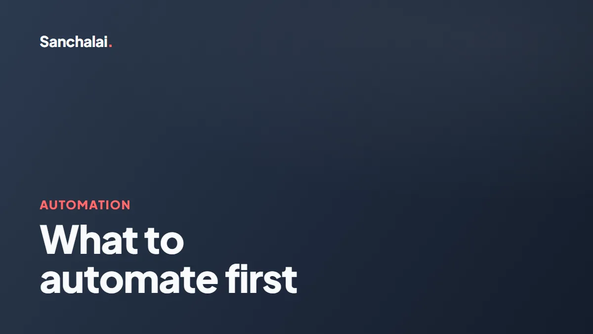 What to automate first in your sales process